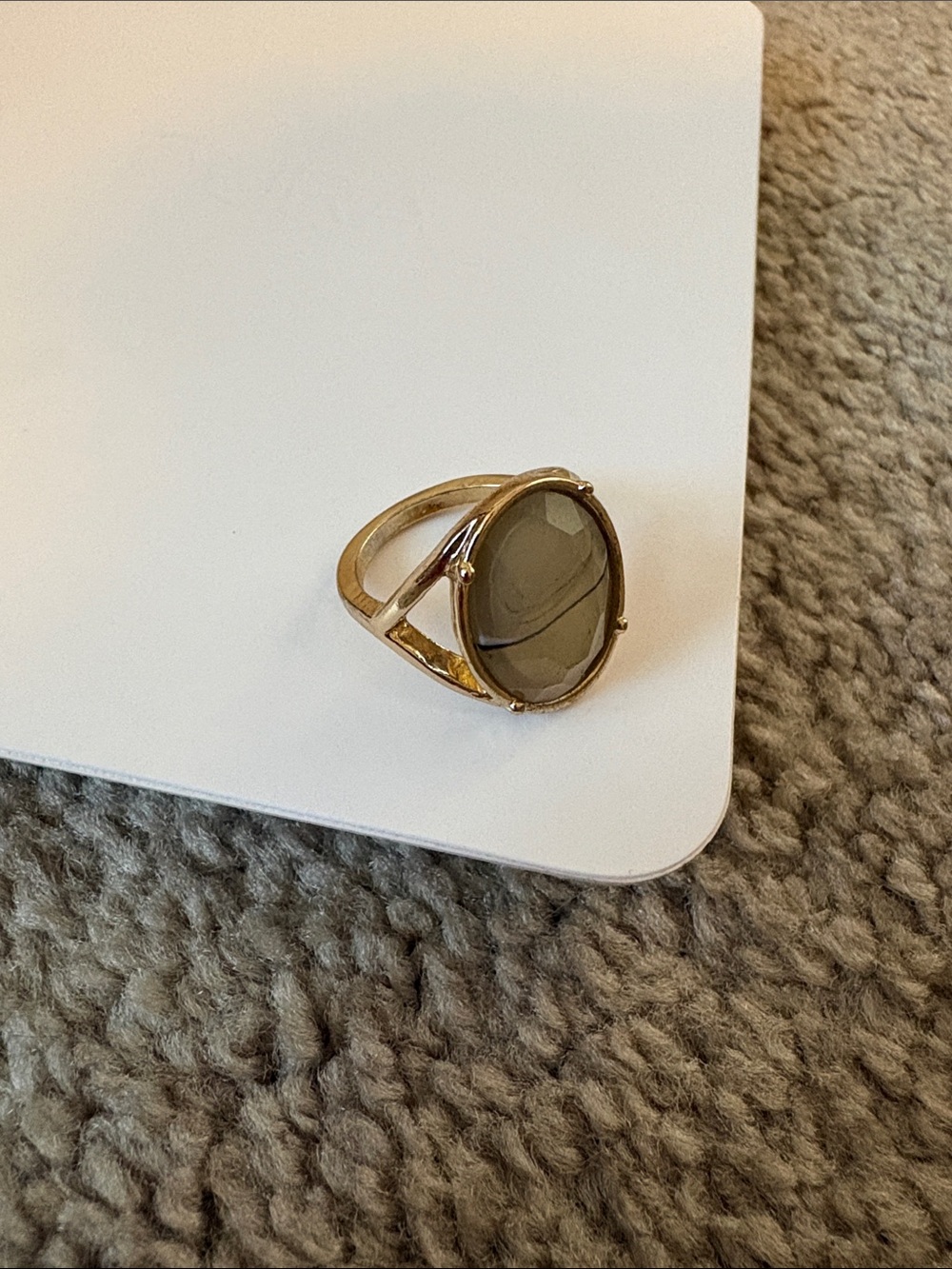 Oval Statement Ring